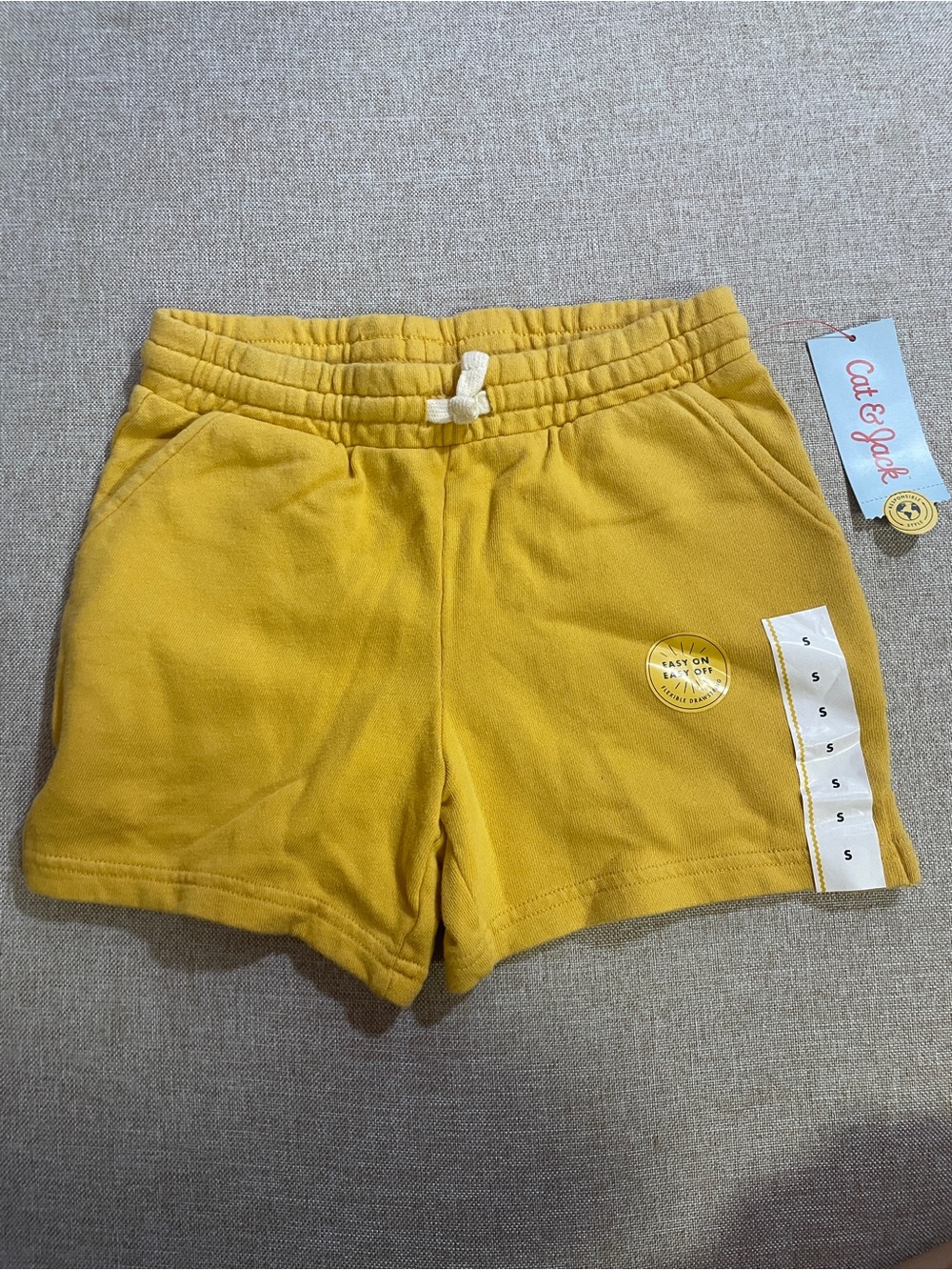 Cat & Jack Mustard Yellow Pull-On Kids' Shorts